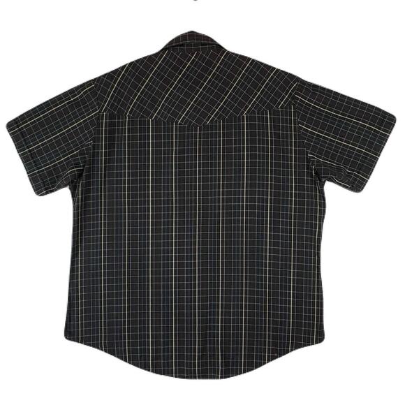 ELY CATTLEMAN Vintage Western Plaid,Casual ,Snap Shirt Men Size XL - Picture 2 of 9